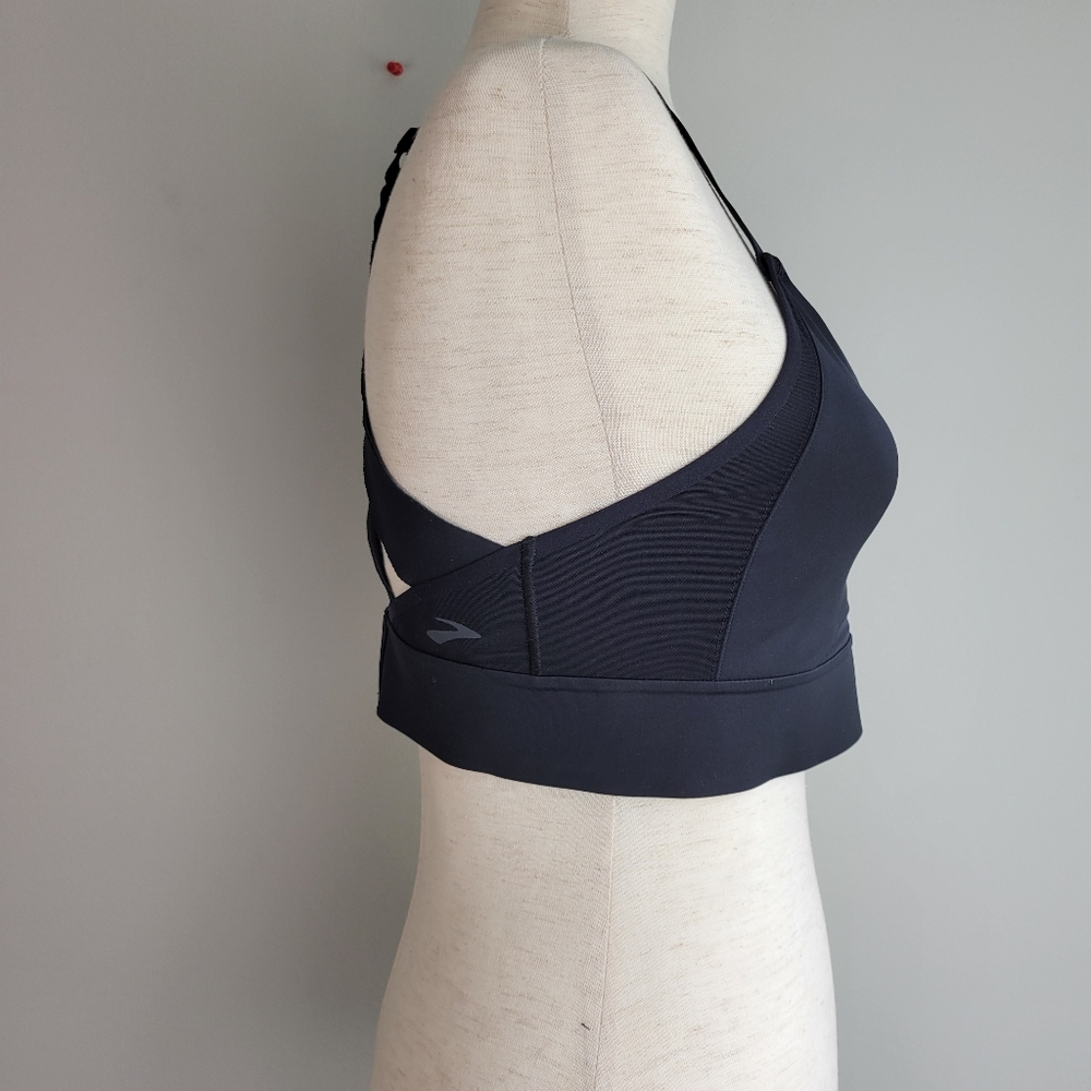 Brooks Dare Crossback Run Bra 350082 34C  Black - Picture 4 of 12
